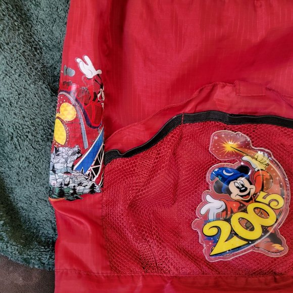 Disneyland California Adventure 2005 Red Darwstring Lightweight Backpack main image 7